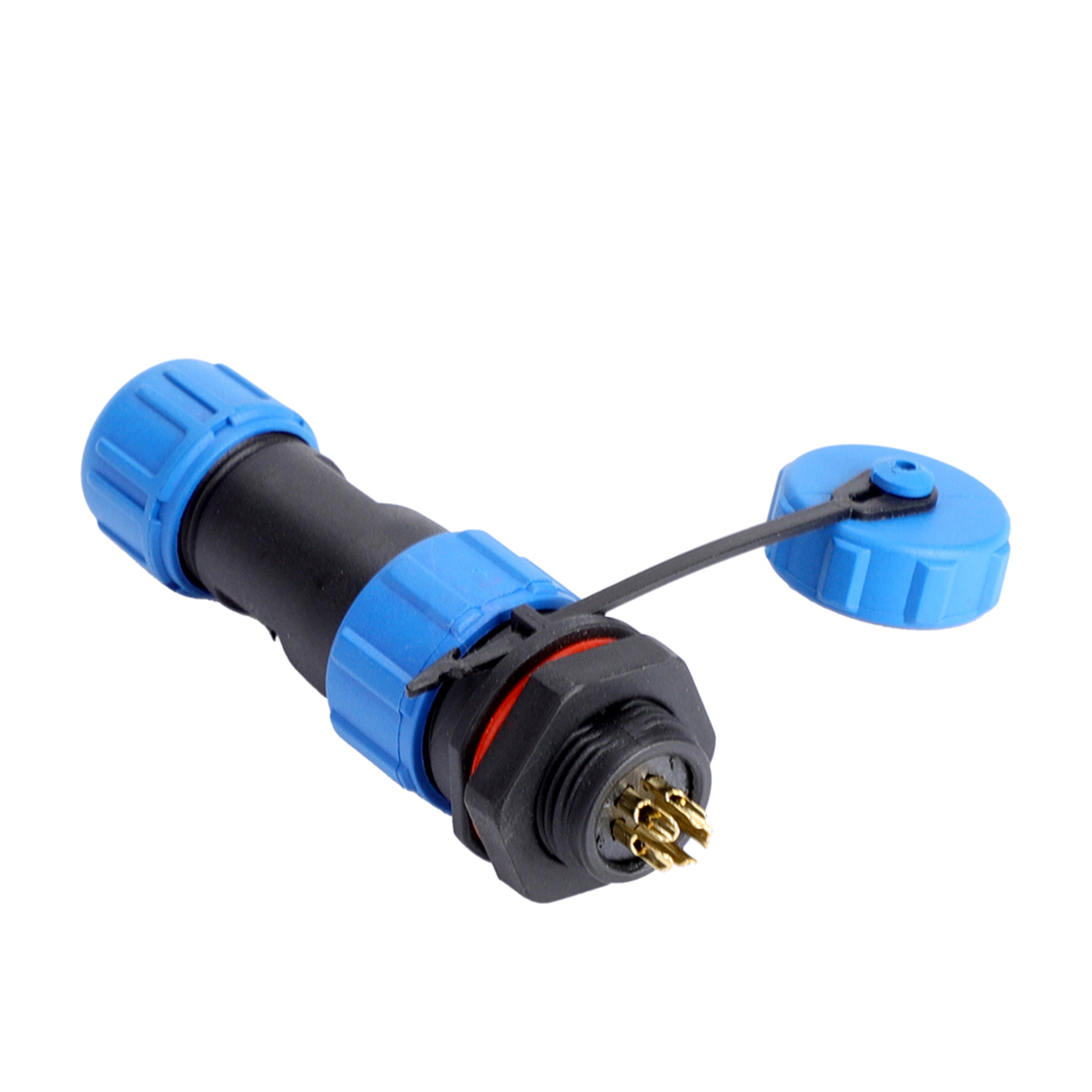 Ip67 Sp13 Wasserdichter Kunststoffstecker + 2/3/4/5/6/7/9-poliger Panelanschluss
