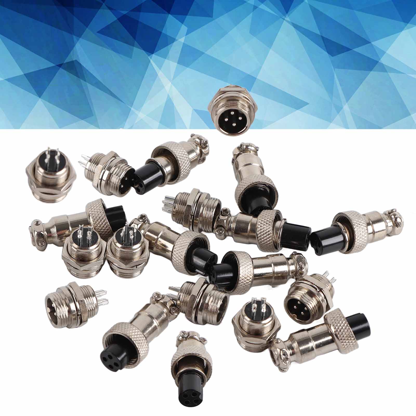 4-poliger Gx12-luftfahrtstecker (stecker Und Buchse).