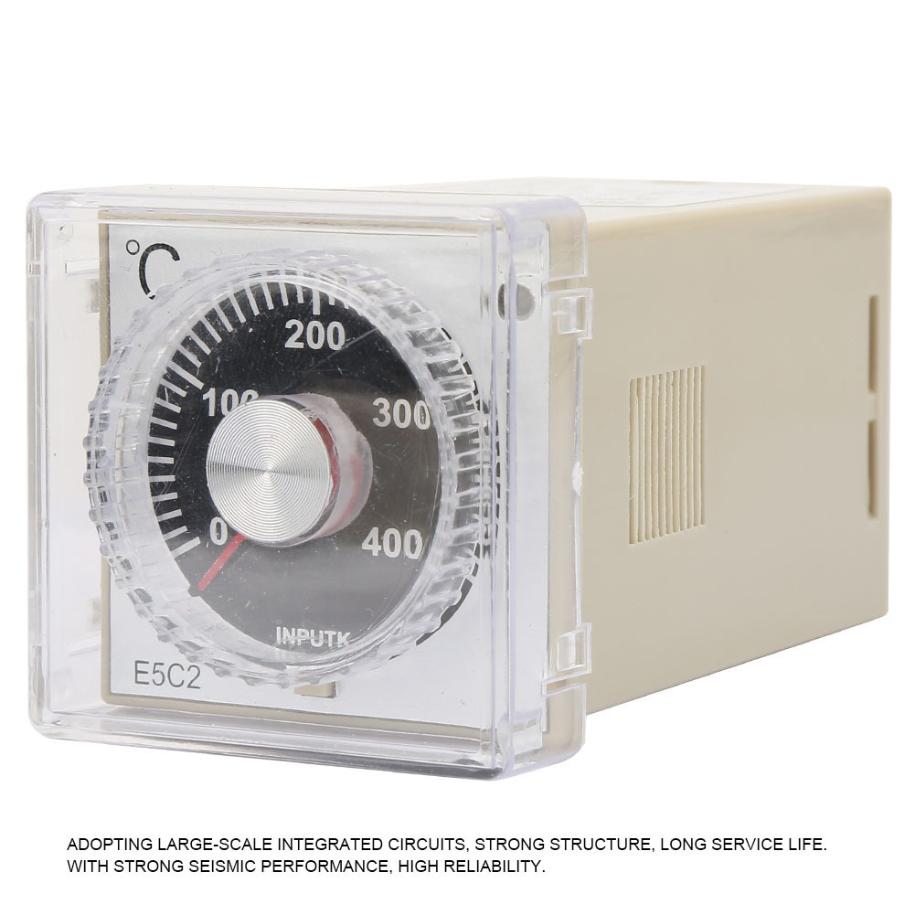 Elektronischer Drehreglerthermostat 0111rom E5c2-r20k, 220 V Ac, Typ K, Einstellbereich 0-400 °c