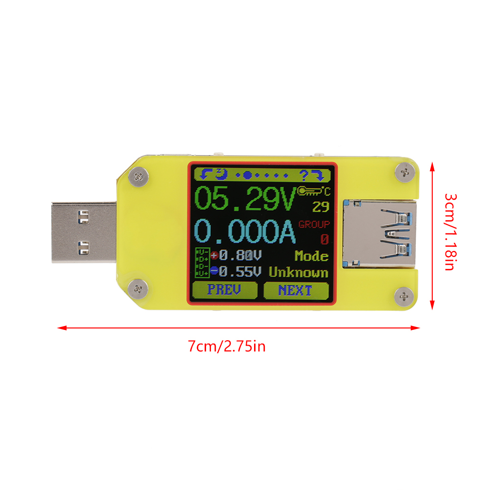 Um34c Gleichstrom-voltmeter/amperemeter Mit Android-app Und Usb 3.0-anschluss, Batterielade- Und Kabelwiderstandstester (kostenloser Versand Bei Aliexpress, Mindestpreis 19,50 Ebay, Mindestpreis 23