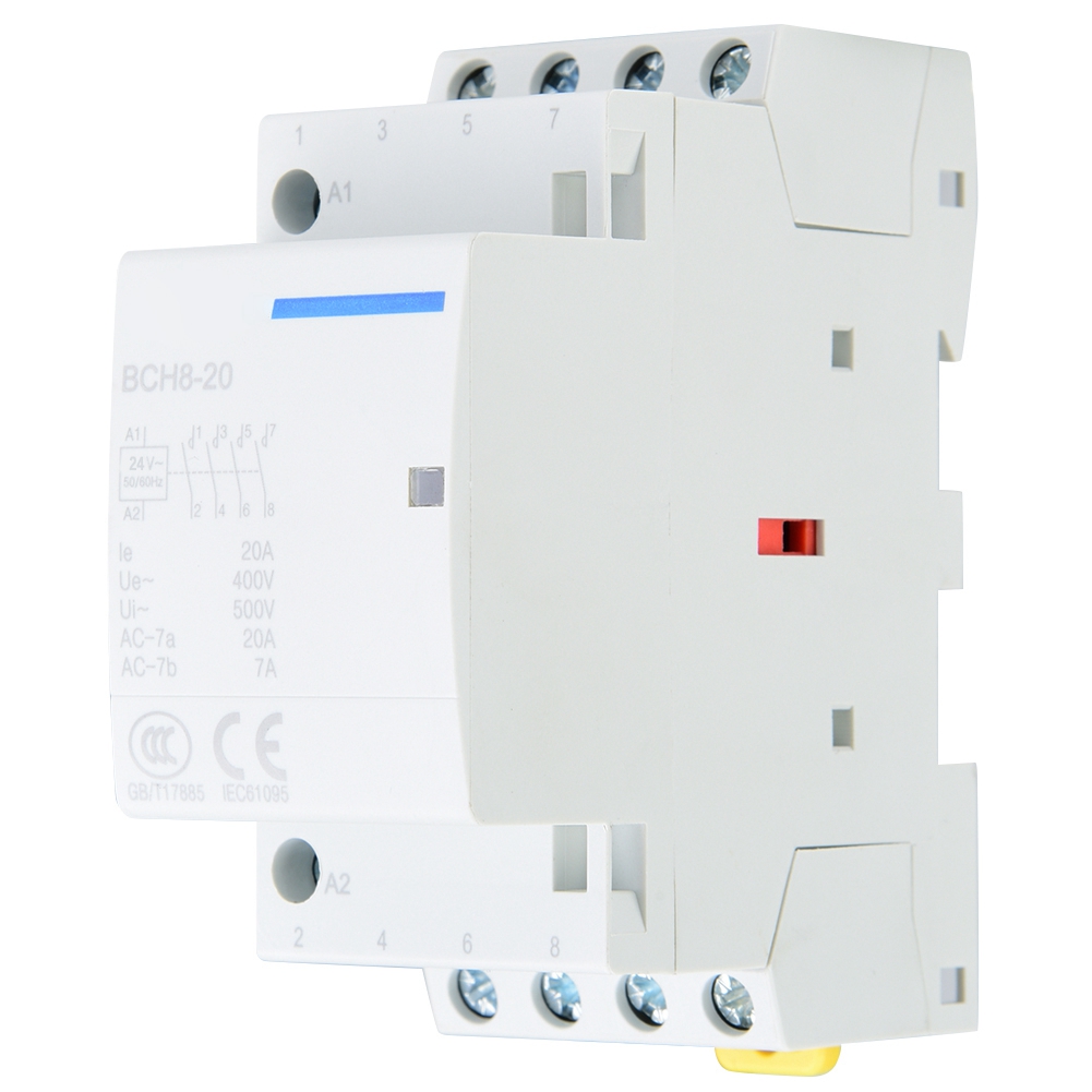 Netzschütz Für Den Hausgebrauch, 4-polig, 20 A, 50/60 Hz, 2 Schließer, 2 Öffner