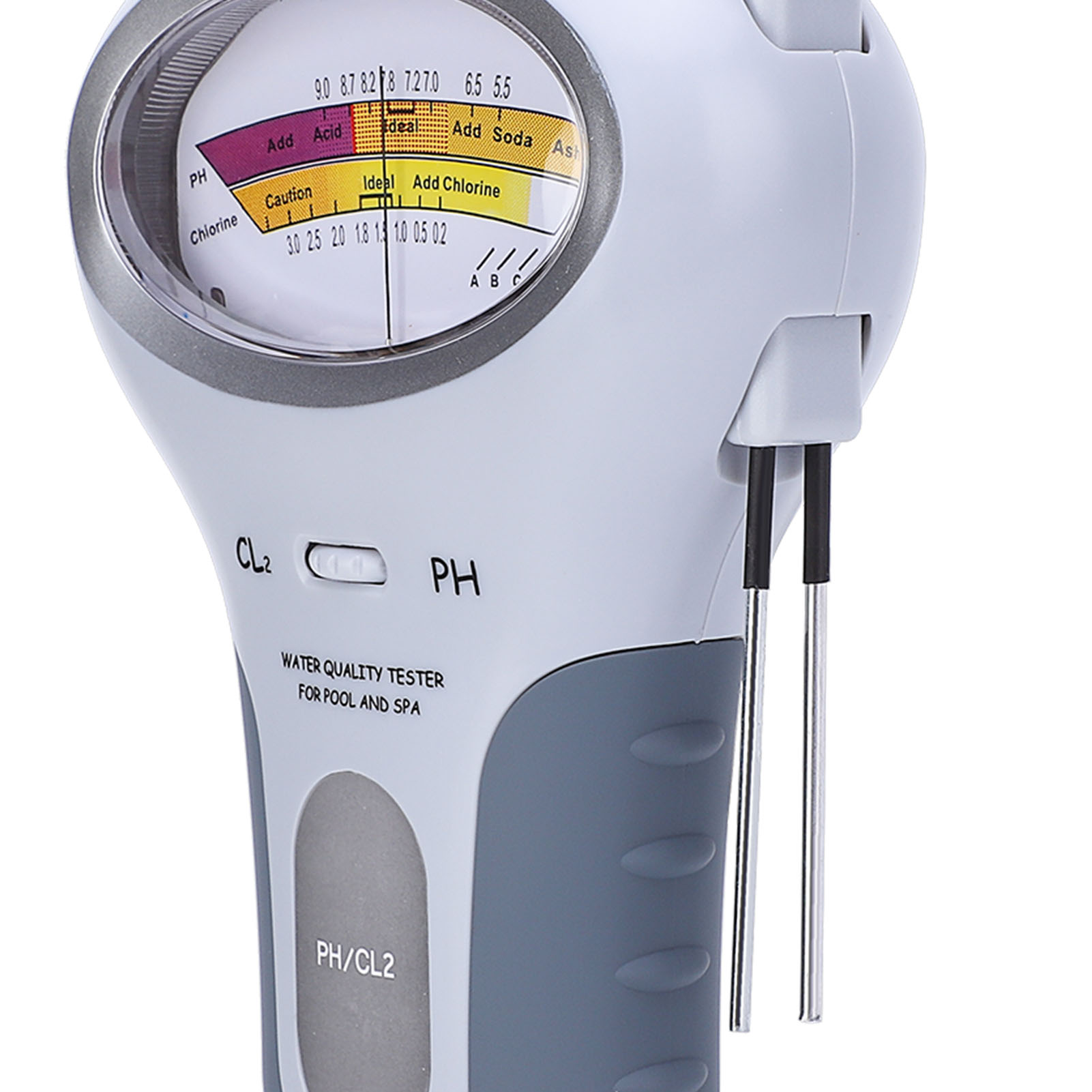 Chloranalysator, Ph- Und Chloranalysator Cl2, Wasserqualitätsanalysator Für Schwimmbad/spa Pc-102b (batterie Entfernt)