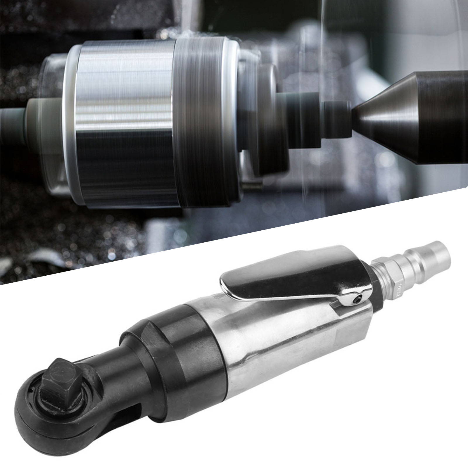 1/4"-vierkantantrieb, Pneumatischer Ratschenschlüssel, Vorwärts- Und Rückwärtsdrehung, Ultramini Pneumatischer Ratschenschlüssel