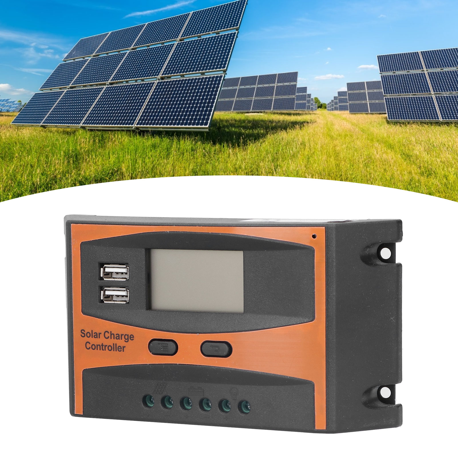 Laderegler Für 12v/24v Photovoltaikmodule, 30a Solarstraßenbeleuchtungsregler
