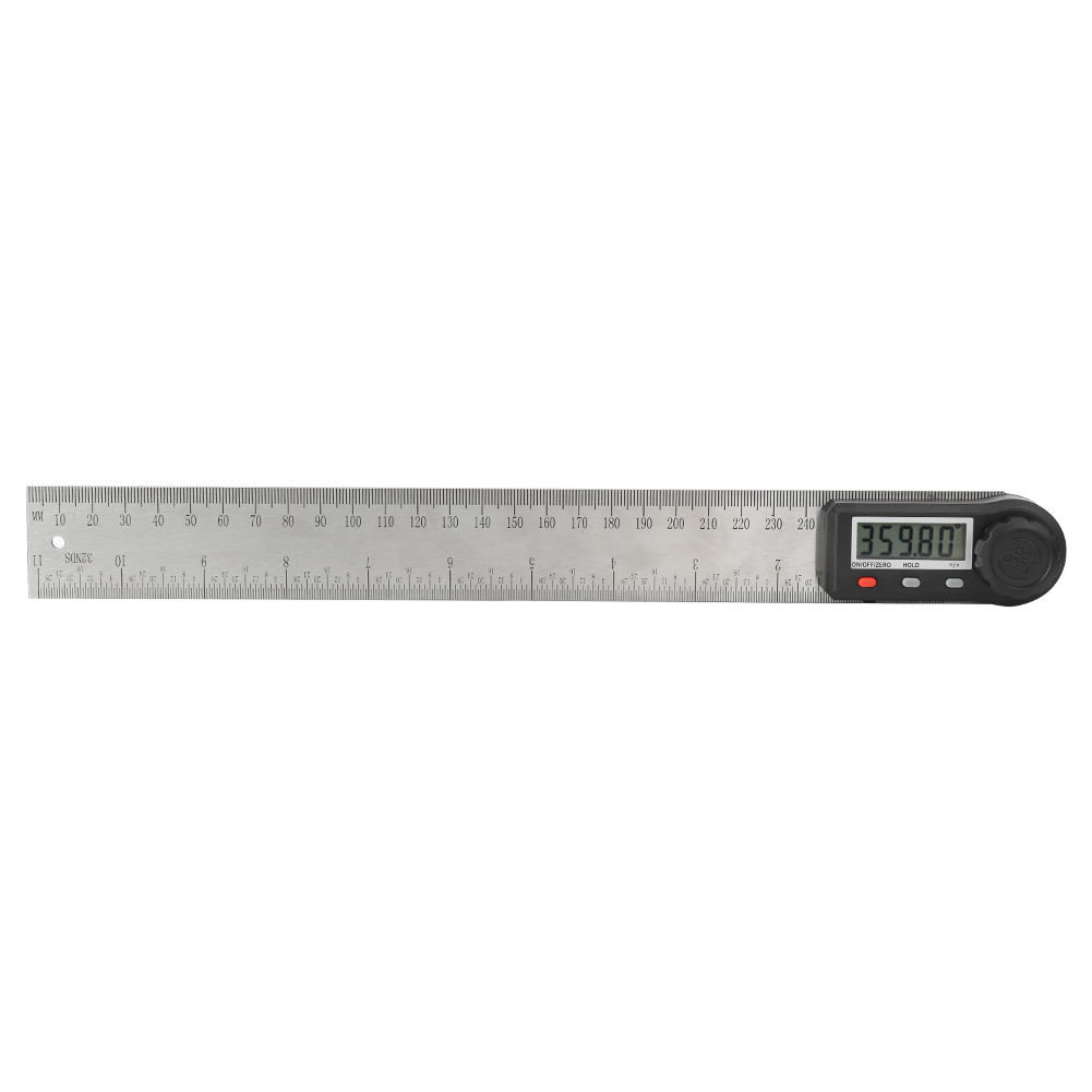 2-in-1 Digitaler Elektronischer Winkelmesser, Multifunktionaler Winkelmesser Für Die Holzbearbeitung, 300 Mm