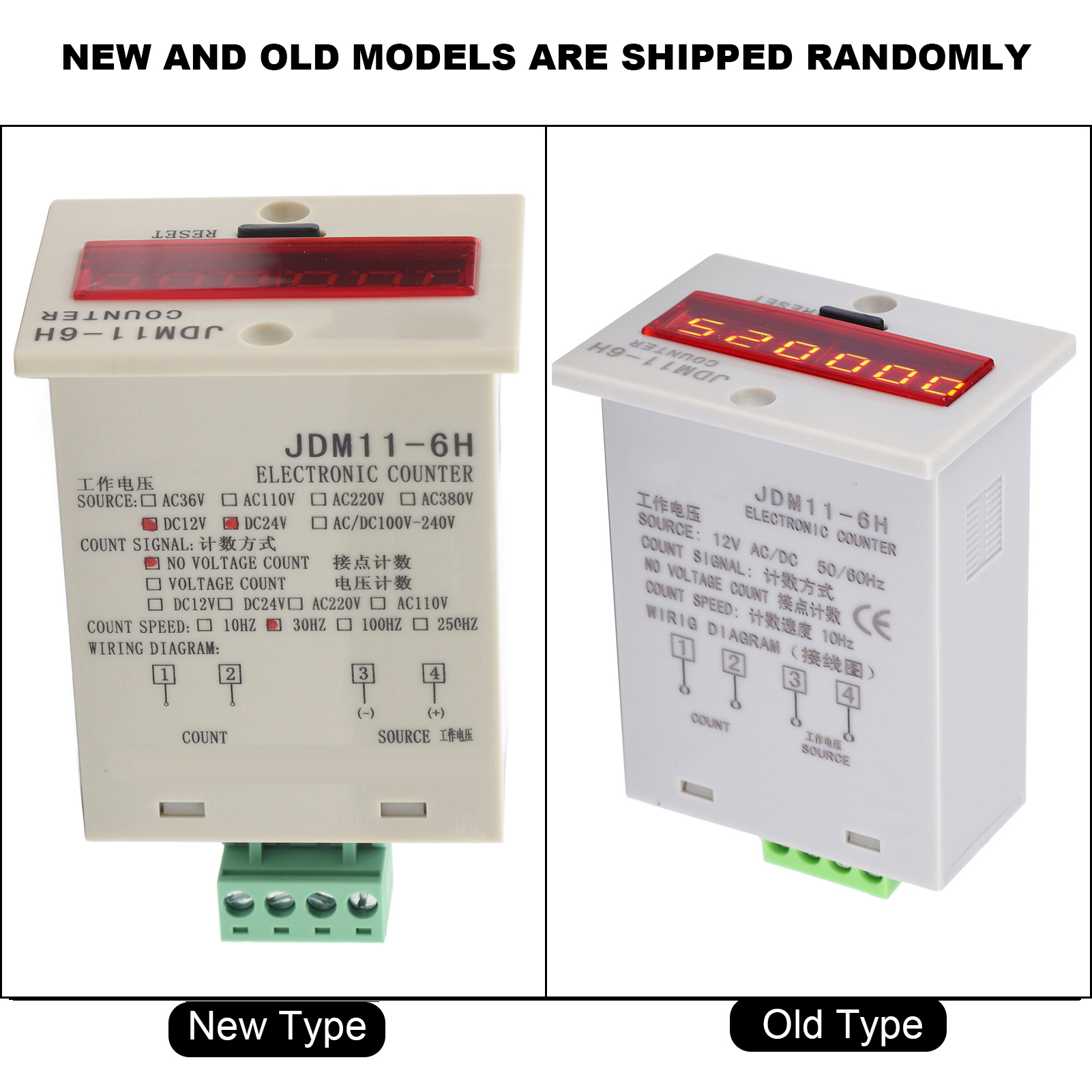 Belme Jdm11-6h 6-stellige Elektronische Digitalzeitschaltuhr Mit Stromausfallspeicher Und Batterie, 12 V Ac/dc