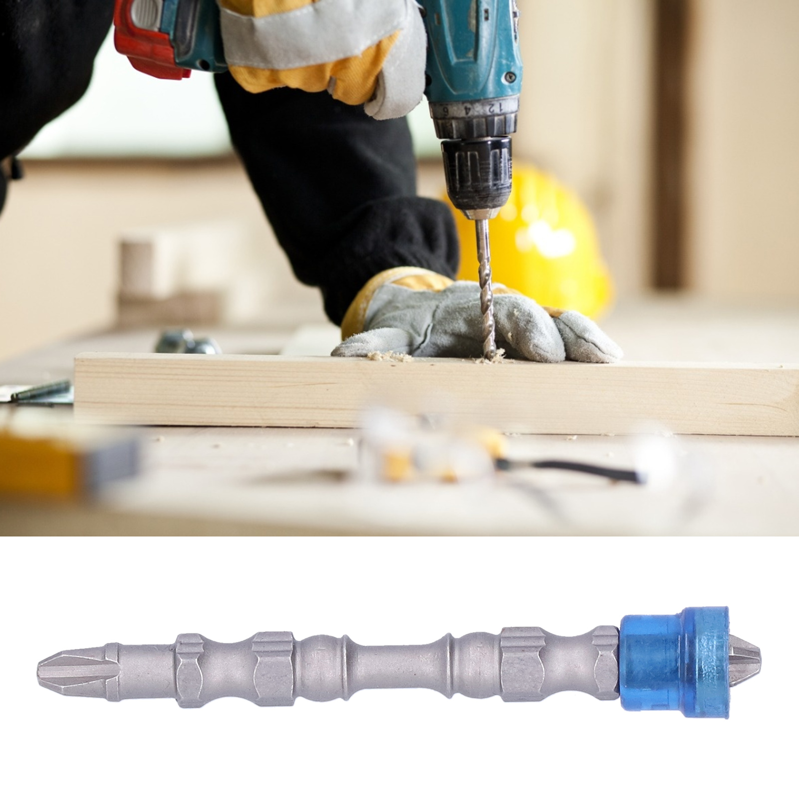 10 Stück/verkauf: 1/4 Zoll Elektrische Bohrmaschine, Leistungsstarke Magnetspule, Doppelseitiges Elektrisches Schraubendreher-bit-set, Phillips S2 Kopf.