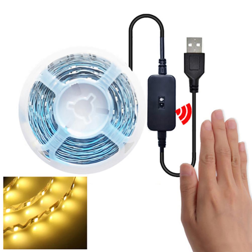 Intelligenter Usb-handbesen Mit 5-v-sensor Und 2 Meter Langem Warmweißem Lichtstreifen