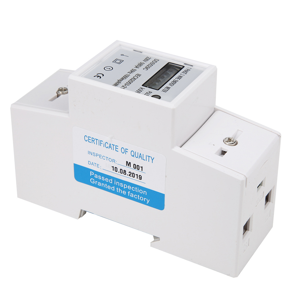 Der Zähler Dds529c Ist Ein 2-schienen-, Einphasiger 230v-energiezähler.