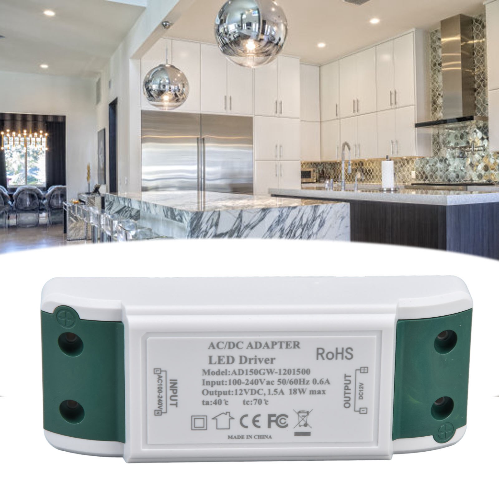 12-v-gleichstrom-led-netzteil, 18 W, 1,5 A, Konstantstrom-spannungsadapter, 12-v-led-treiber