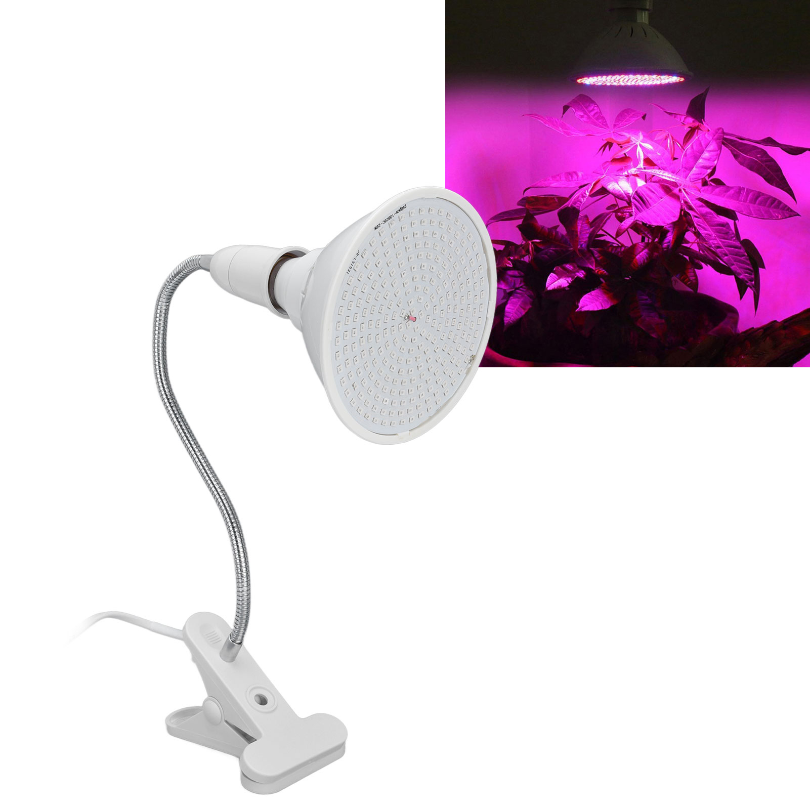 360° Drehbare Led-lichtleiste Mit 260 Leds Für Zimmerpflanzen, Mit Tischklemme (us-standard)