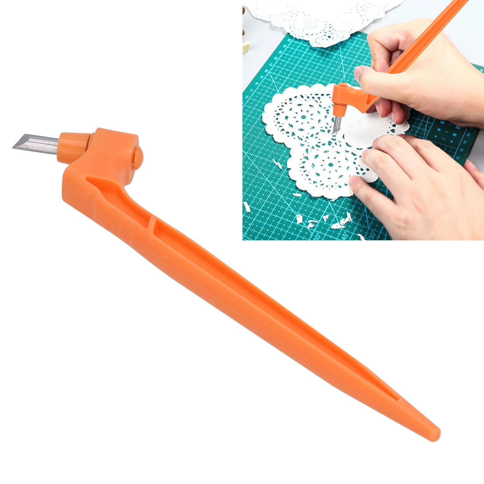 Tragbares Schnitzmesser, Orangen-schneidestift