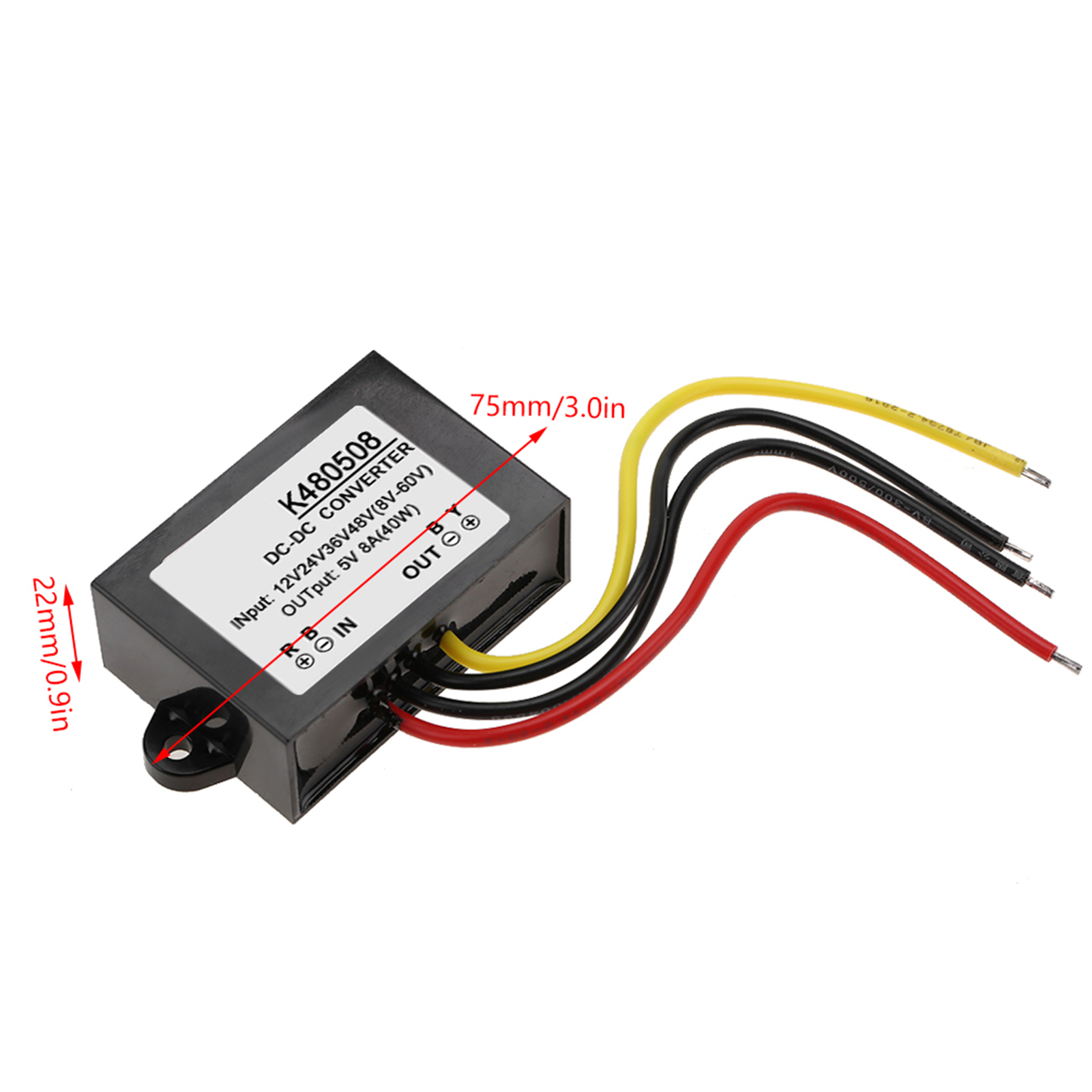 Dc 36v/48v Auf 5v 8a/40w Stromwandler