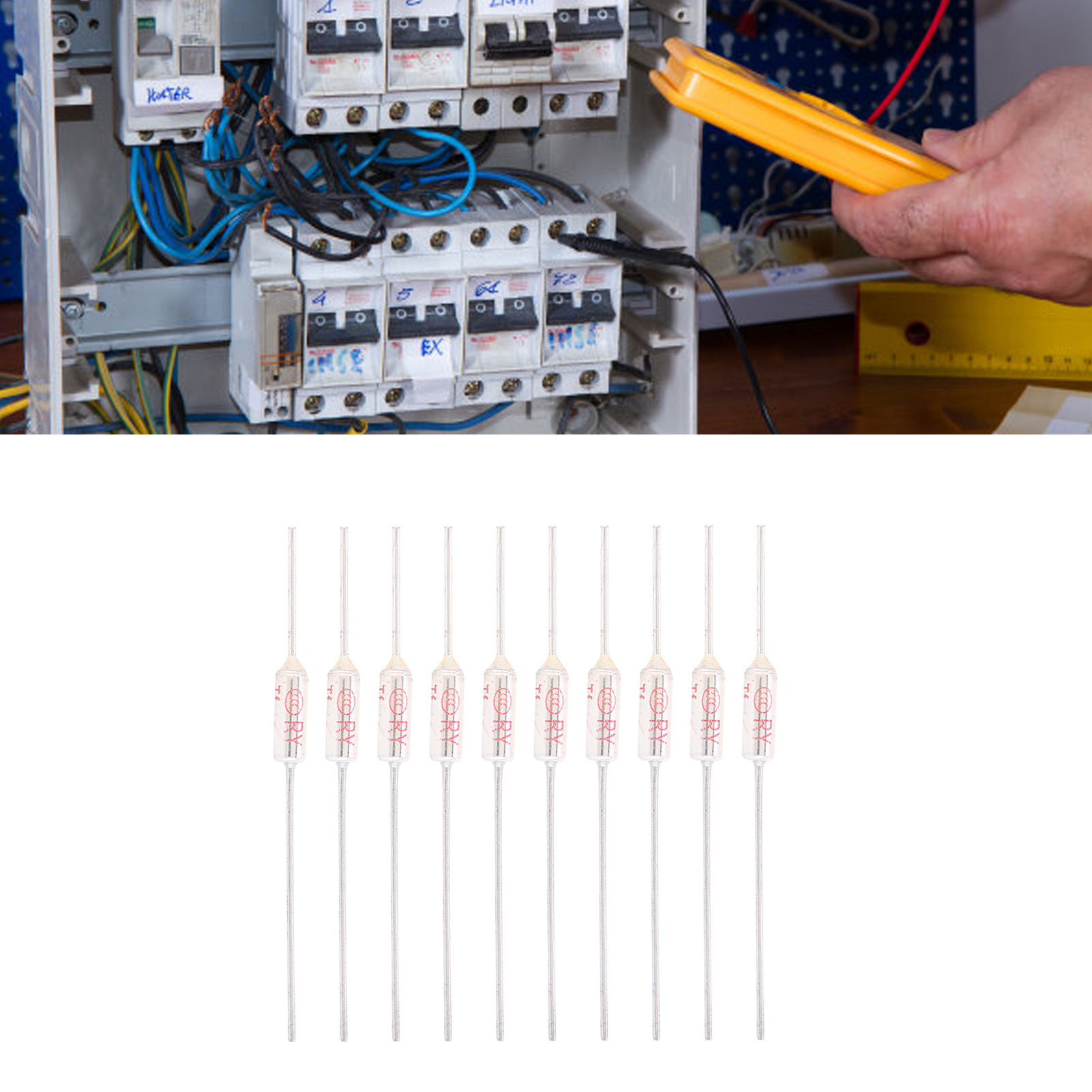 Ry 250v Ac 10a Thermosicherung Mit Metallgehäuse Tf72-250℃ 192℃ 192℃