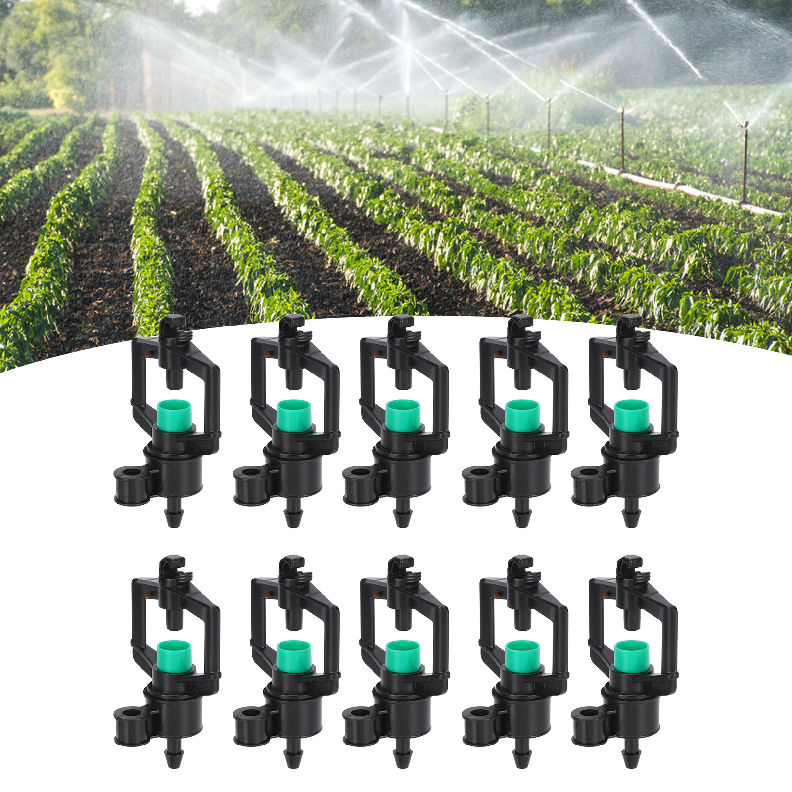 10 Waterbird Sprinklerkopf-sets Zum Verkauf Für Die Bewässerung Von Baumschulsetzlingen, Die Integration Von Wasser Und Dünger, Wassersparende Bewässerung Und Gleichmäßigen Wasserdurchfluss.