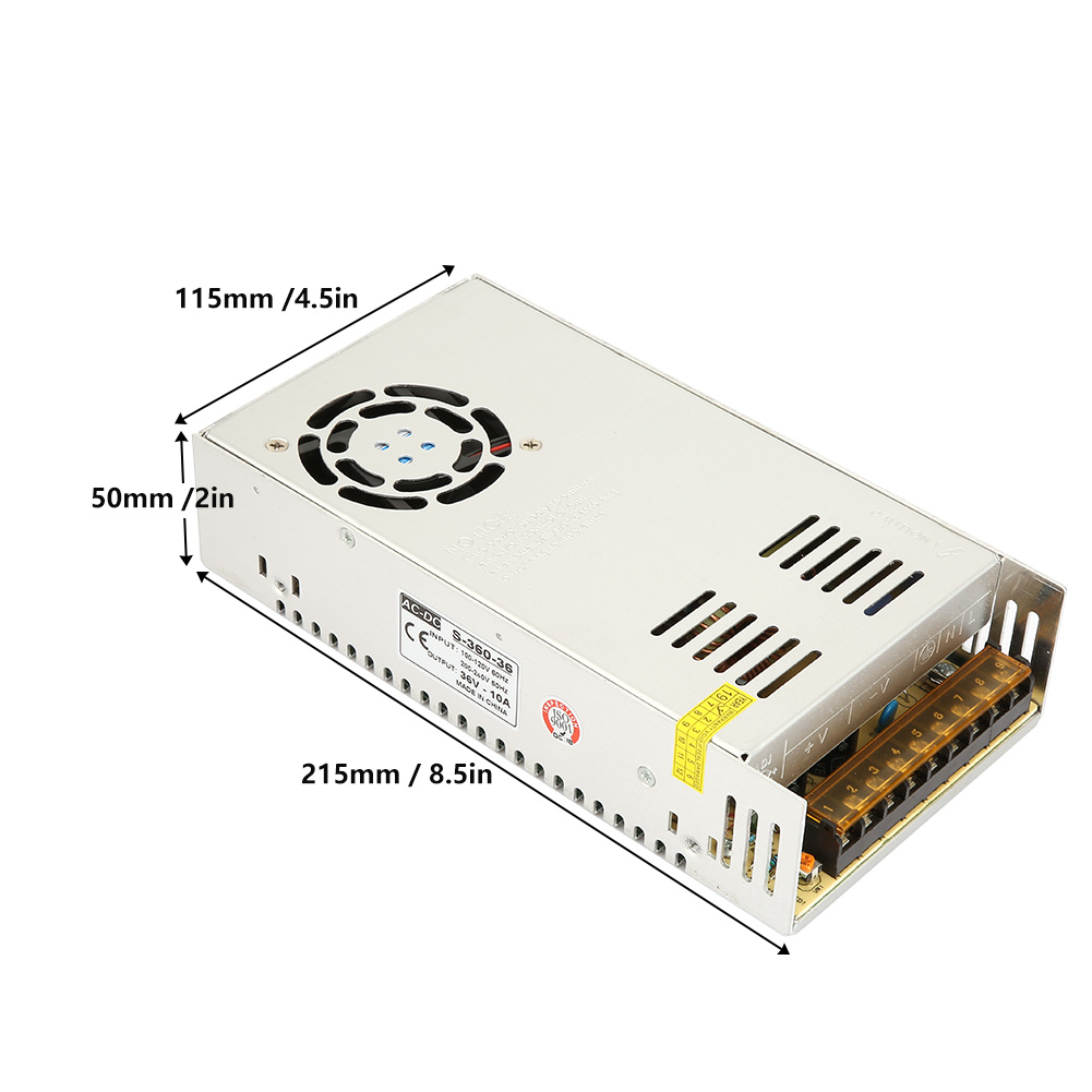 36v 10a Konstantspannungsnetzteil, Mingshuo 360w Dc