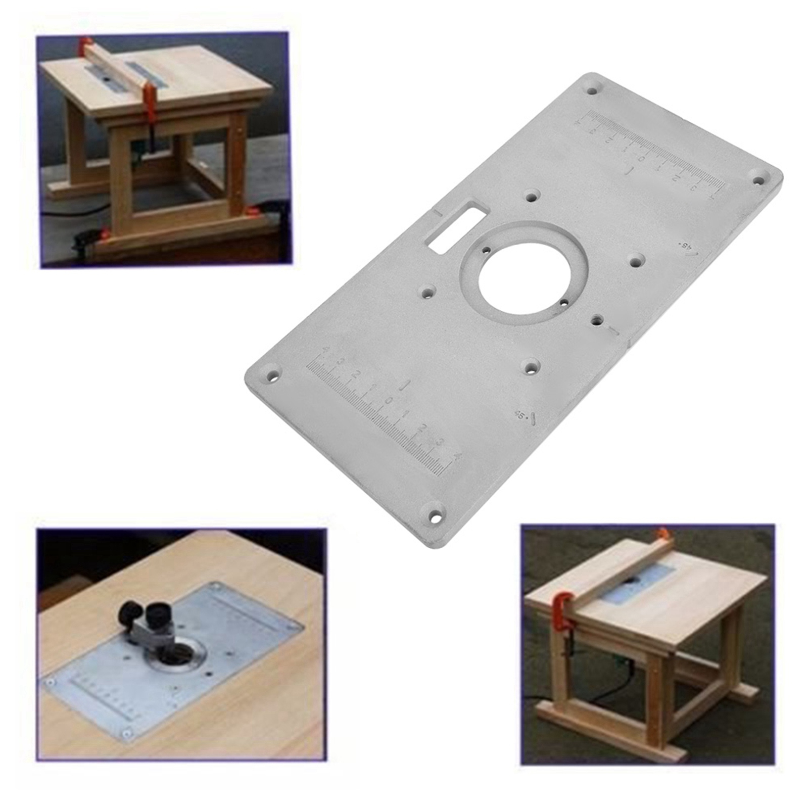 Bündigfräsmaschine Für Umgedrehte Platten Für Die Holzbearbeitung (235 Mm X 120 Mm X 8 Mm)