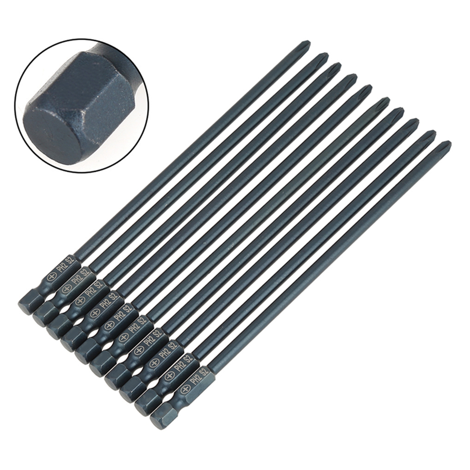 150-mm-kreuzschlitzschraubendreherbit, Einseitig, H6,3150φ4,0ph2