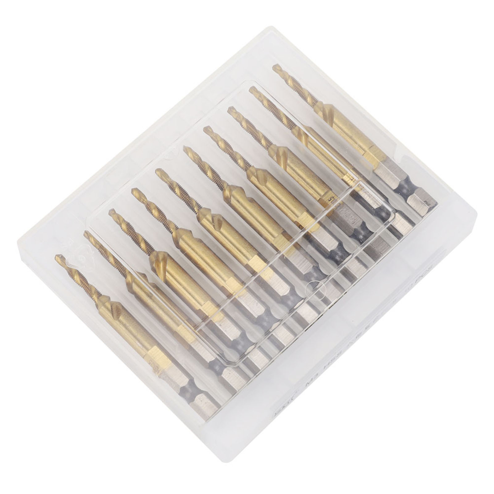6 Mm Vierkant-schäftbohrer Aus Schnellarbeitsstahl Mit Integriertem Titanbeschichtetem Gewindebohrer Für Den Maschinellen Einsatz, M3-2,5.