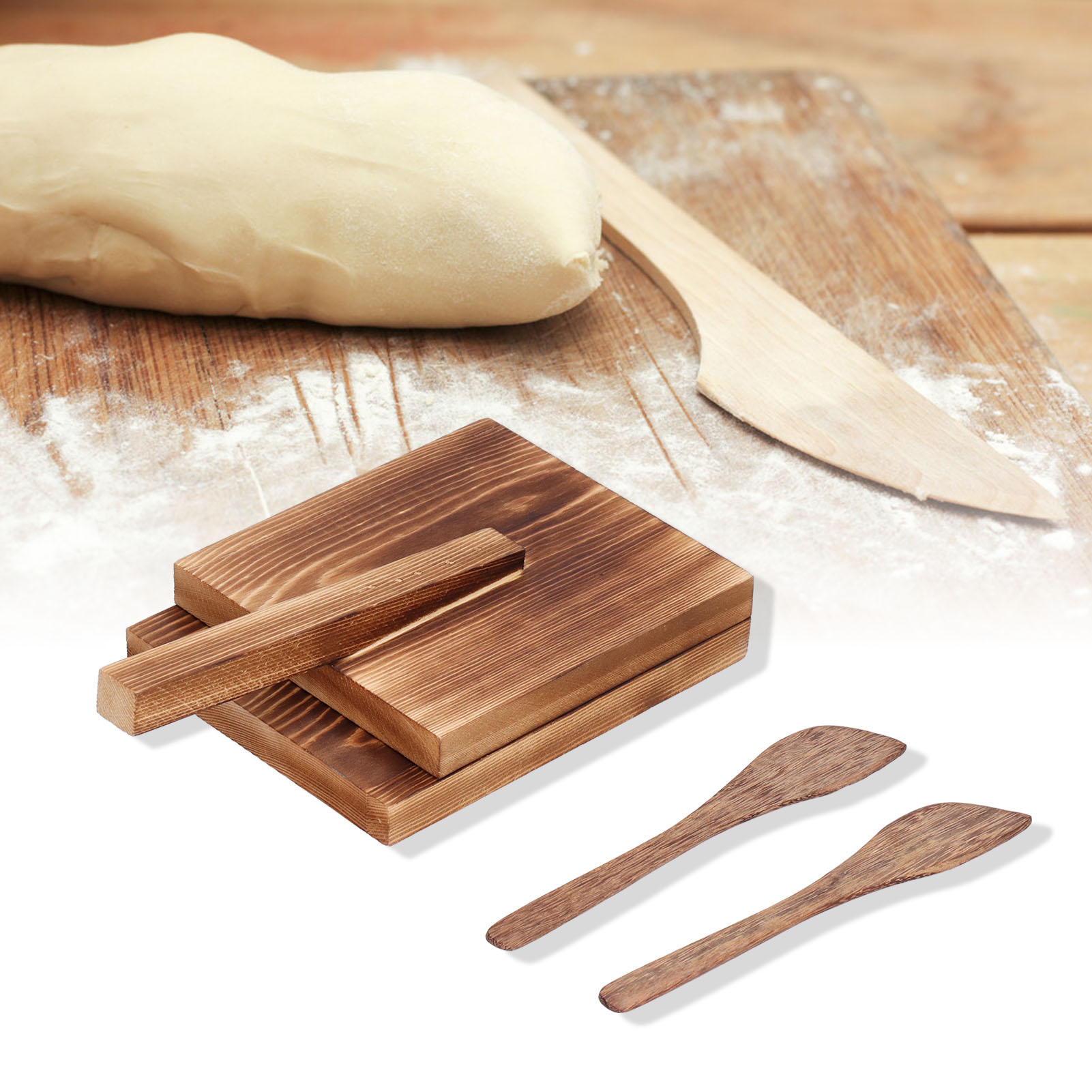 Raviolipresse, Teigausrollwerkzeug, Raviolipresse Und Messer