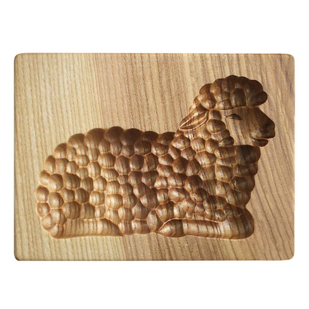 Weihnachtsbackformen, Lebkuchenformen, Hölzerne Himbeerschnitzformen, Schafformen In Einheitsgröße