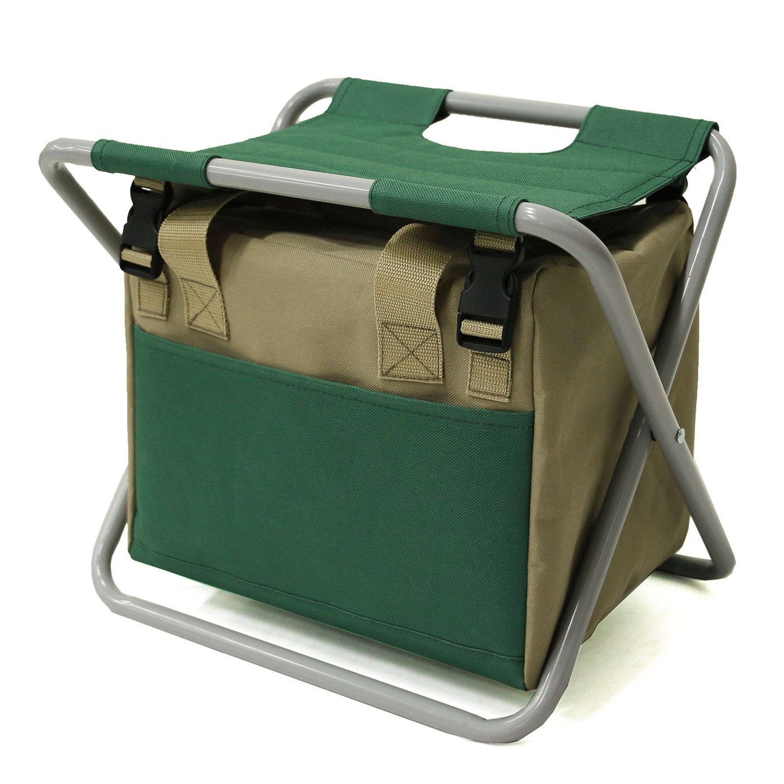 Klappbarer Gartenhocker Mit Abnehmbarem Sitz Und Aufbewahrungstasche Für Gartengeräte Multifunktionaler Gartenhocker. Material: Oxford-gewebe Und Eisenrohr.