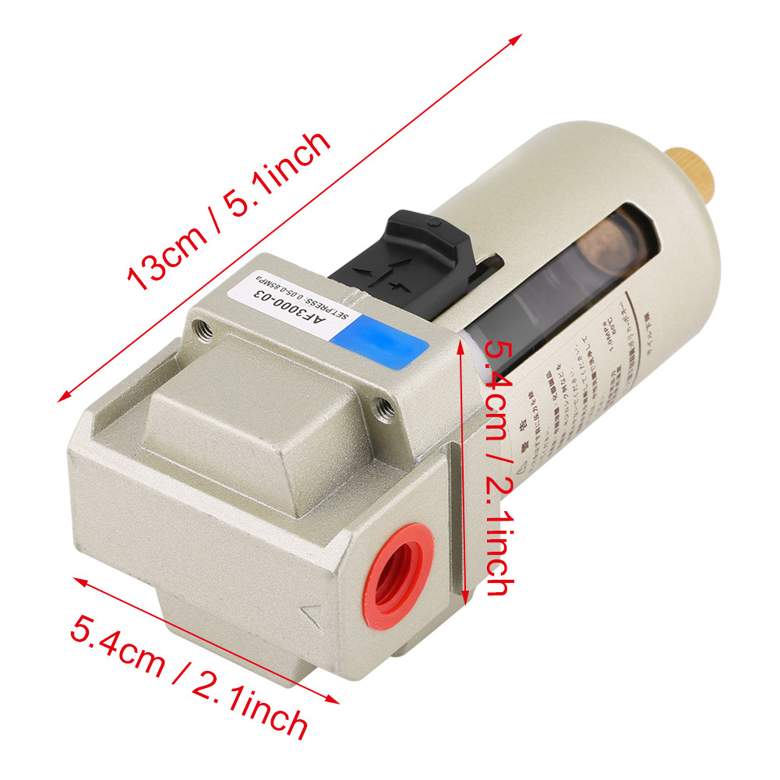 Luftfilter, Gas- Und Feuchtigkeitsfilter Af3000-03, Luftaufbereitung, 3-punkt-gewinde