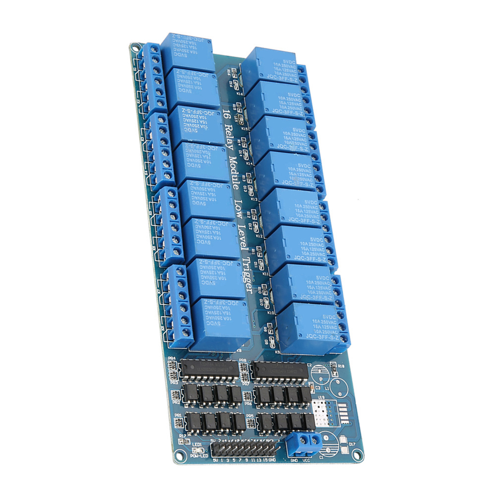 Neues 16-kanal-5v-relaismodul Mit Optokoppler-schutzrelais-erweiterungsplatine Zur Optokoppler-isolation