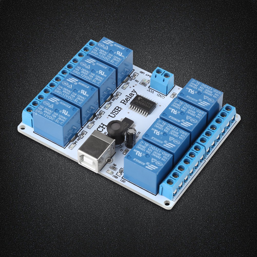 8-kanal 12v Usb-relaismodul-controller