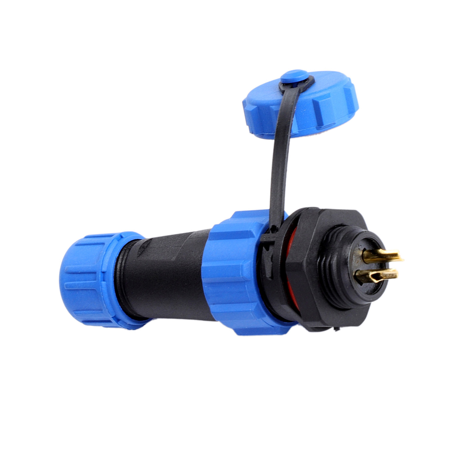 Ip68 Sp13 Wasserdichter Kunststoffstecker + 2/3/4/5/6/7/9-poliger Panelanschluss