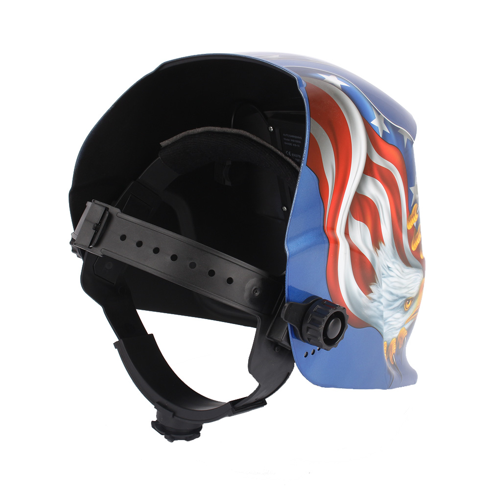 Solarbetriebene, Automatisch Abdunkelnde Schweißermaske „eagle Head