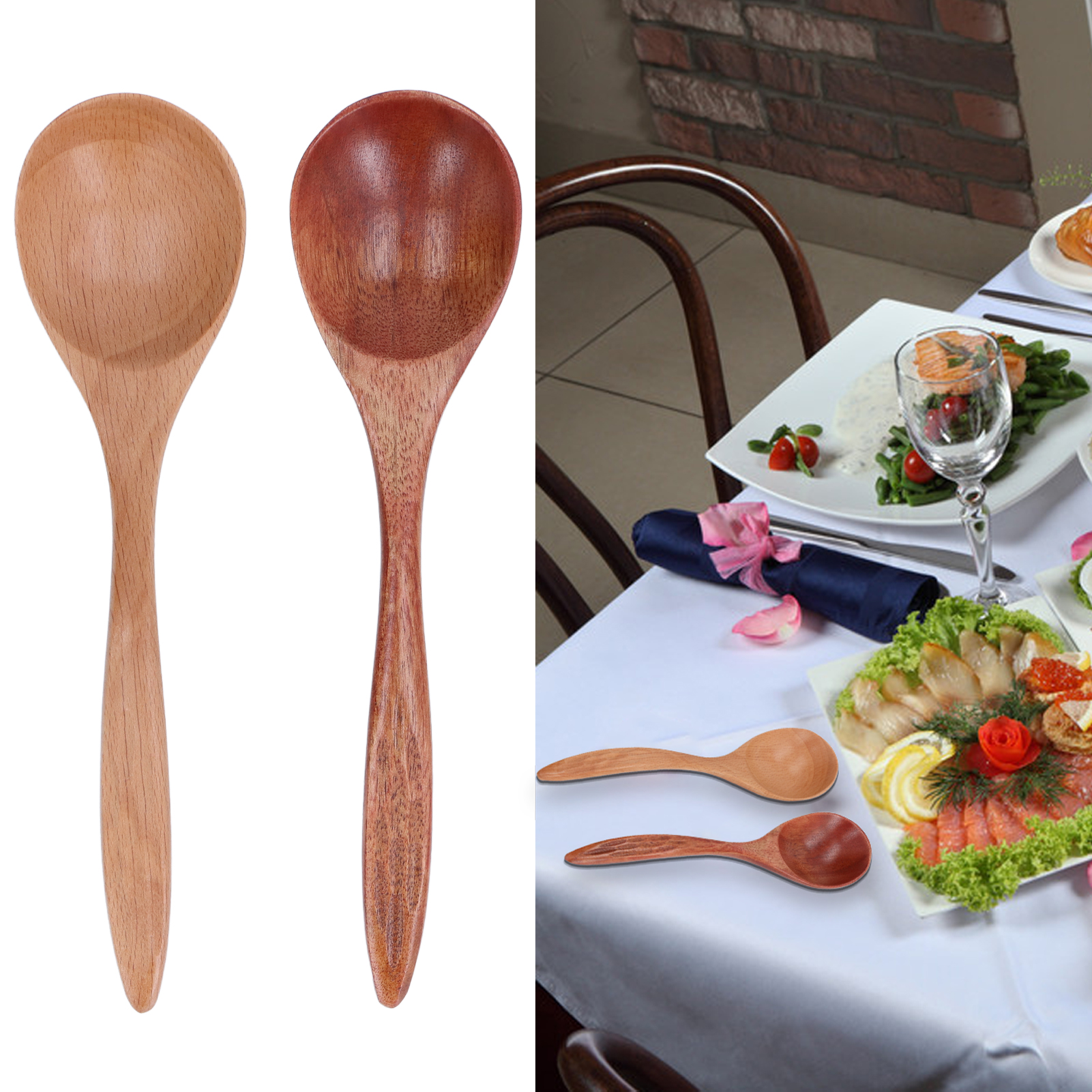 Handgeschnitzte Suppenkelle Aus Schildpatt Mit Großer Öffnung.
