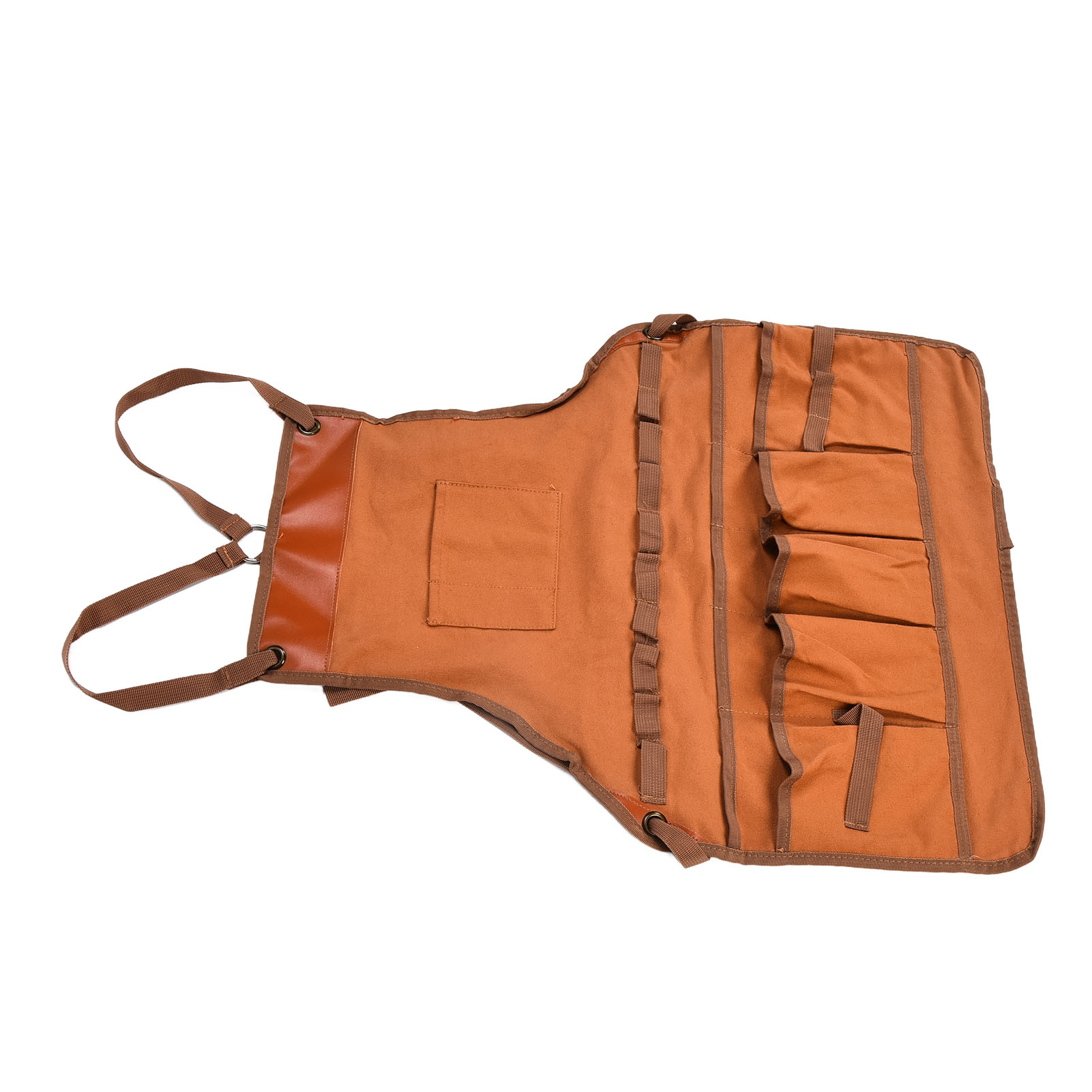 Multifunktionale Canvas-schürze Für Den Outdoor-bereich, Ideal Zum Campen, Grillen, Als Schutzkleidung, Zum Backen, Für Gartenarbeit Und Holzarbeiten.