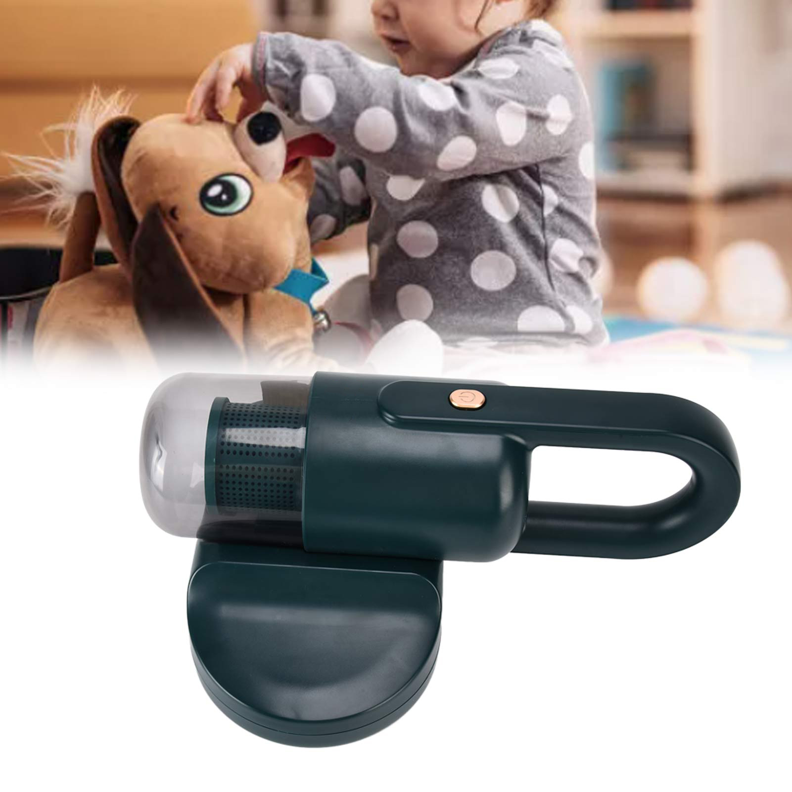 Kabelloser Handstaubsauger Für Betten, Ideal Zur Beseitigung Von Hausstaubmilben Und Staub. Kabellose, Umweltfreundliche Ausführung, Entspricht Us-standards, 100–240 V.