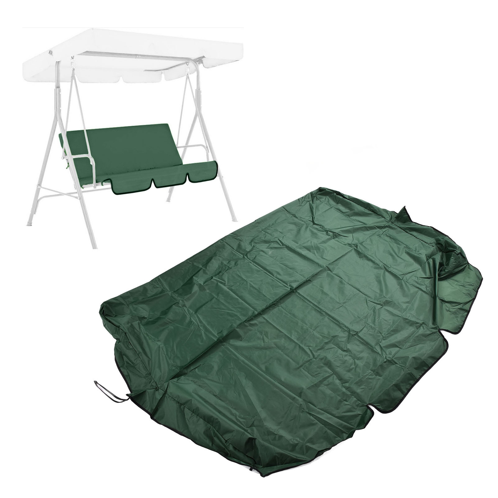 Sitzkissen Für Eine Dreipersonen-hängematte Aus Wasserdichtem Polyestertaft Für Garten Oder Terrasse