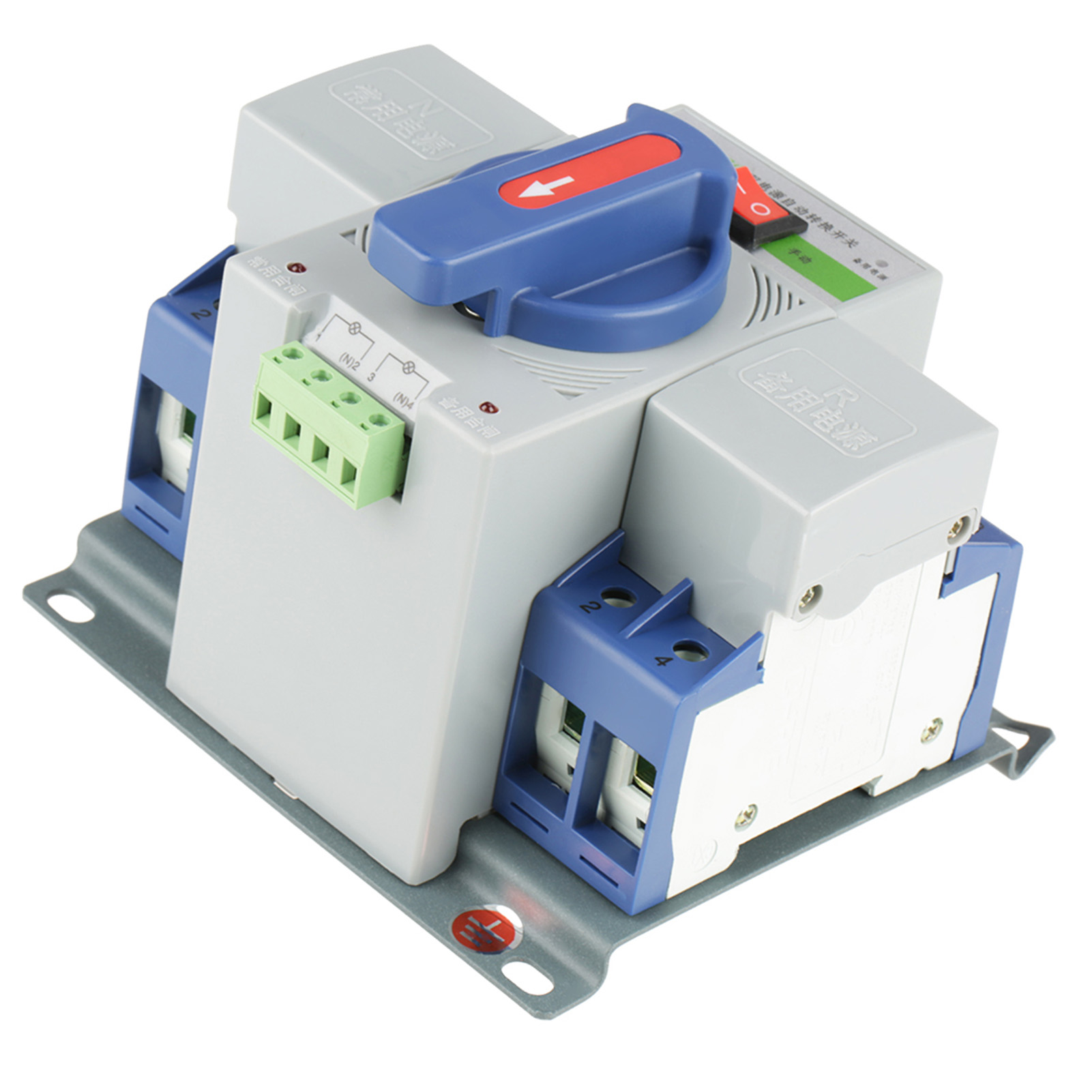 Automatischer Umschalter Mit Zwei Stromversorgungen, 63 A, 2-polig, 230 V