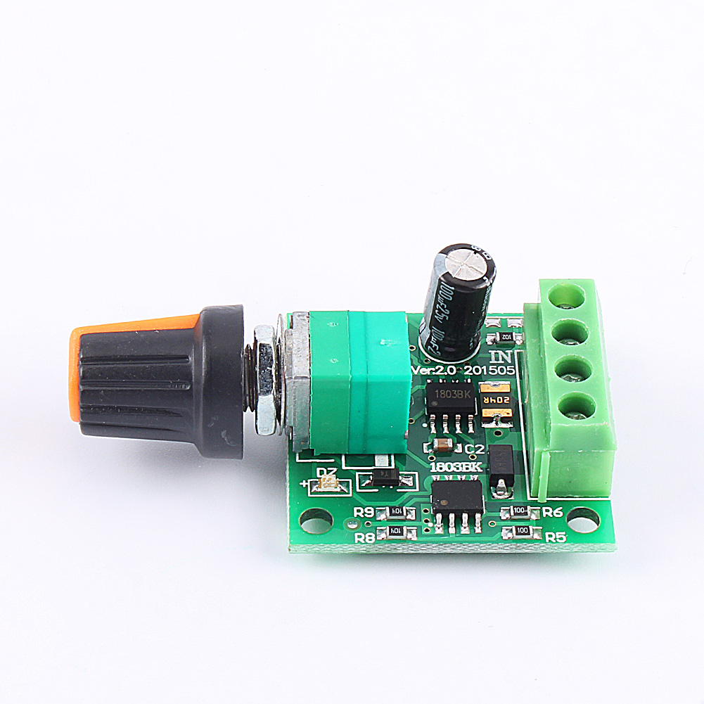 Pwm-drehzahlregler Für 1,8–15 V 2 A Gleichstrommotoren Mit Drehzahlreglerschalter