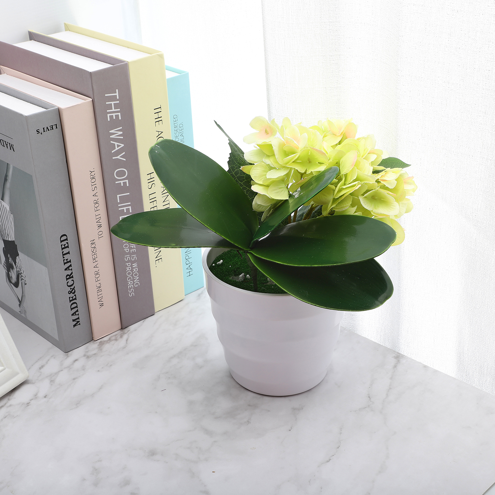 Mittelgroße Phalaenopsis-orchidee Aus Eva Mit 5 Blättern, Ideal Für Hochzeiten Und Als Dekoration Für Zuhause, Künstliche Pflanze/eva/, 20,5 Cm Hoch Im Geschlossenen Zustand.