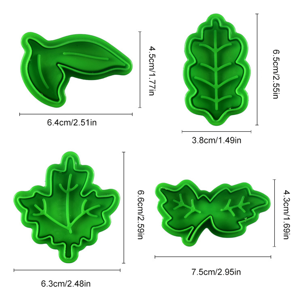 Diy-springform In Blattform (4-teilig), Ausstechform, Einfarbige Boxverpackung