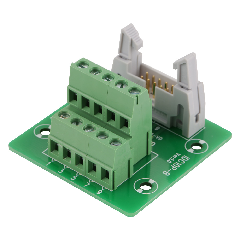 Idc10p Adapter-anschlussblock Mit Hornförmigem Stecker Und Halterung