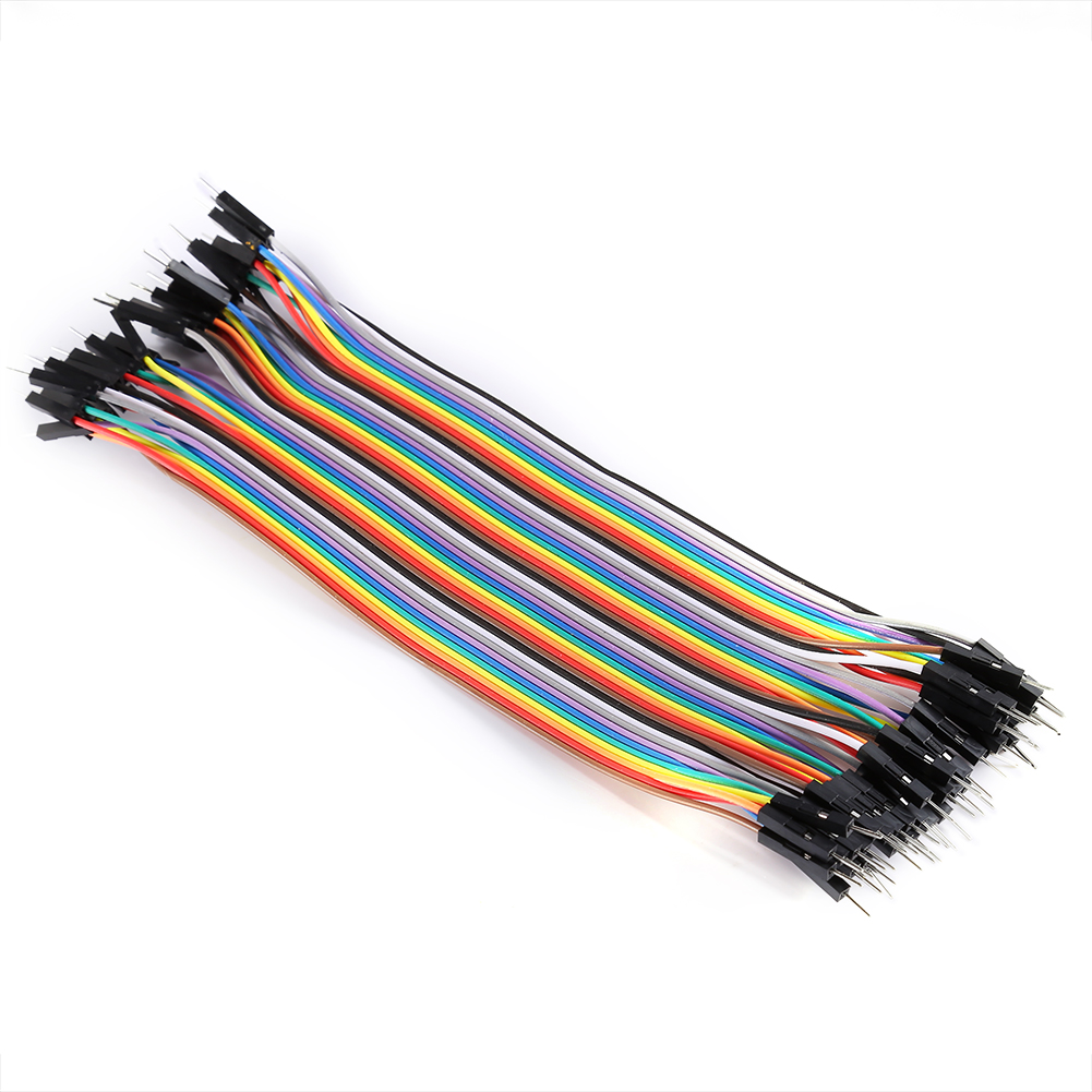 Dupont Farbiges 40p-kabel, 20 Cm, Stecker-zu-stecker