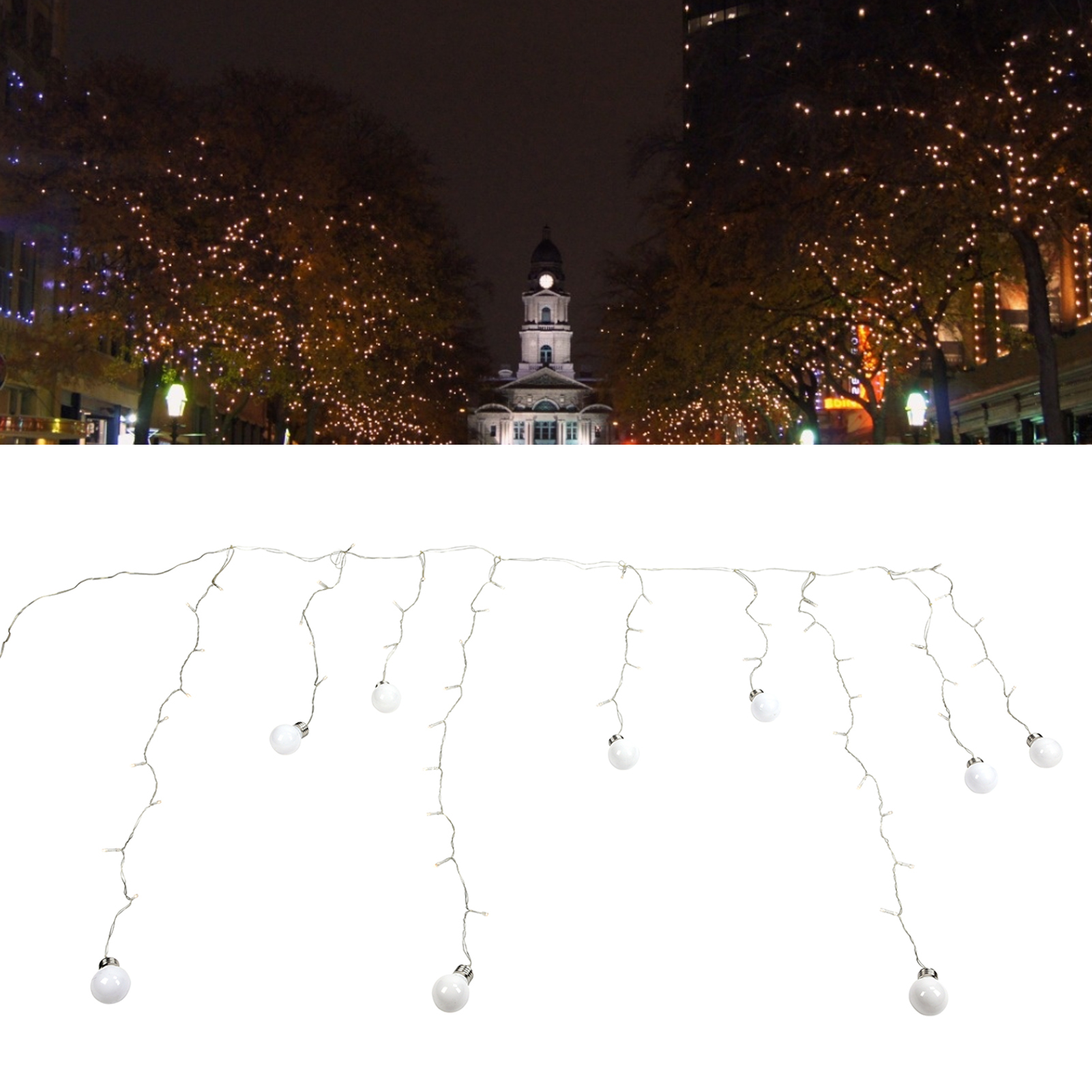 Lichterkette Mit 60 G50 Led-lampen, Wasserdicht Für Den Außenbereich, Ideal Zur Dekoration Von Innenhöfen, Hochzeiten, Festivals, Villen Oder Rasenflächen, Entspricht Australischen Standards.