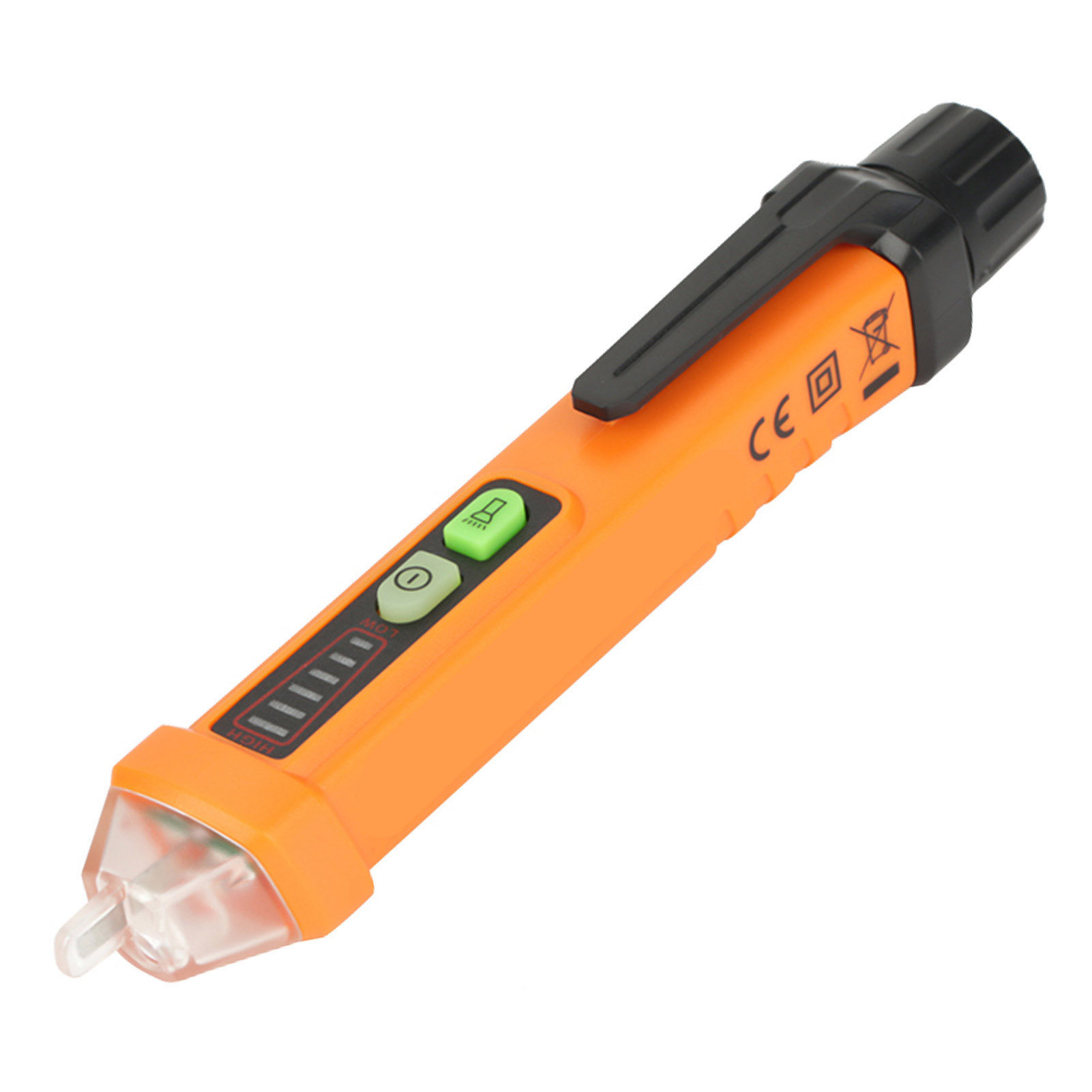 Peakmeter Pm8908c Spannungsprüfer, Stiftspannungsprüfer, Led-anzeige Ac12-1000v