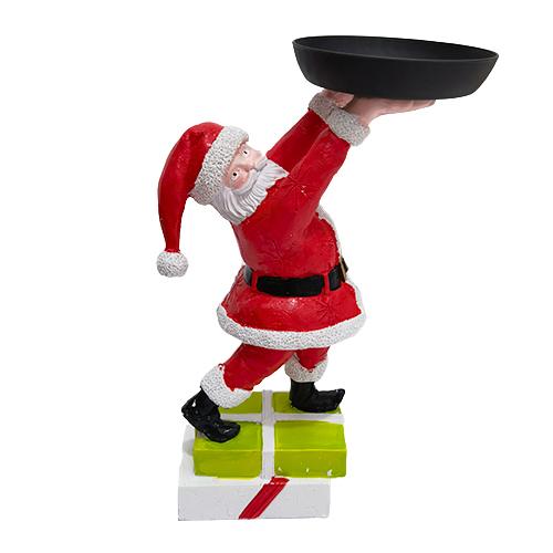 Weihnachtsdekoration, Weihnachtsmann, Schneemann, Snackregal, Handgefertigter Harzornament, Stil C 1