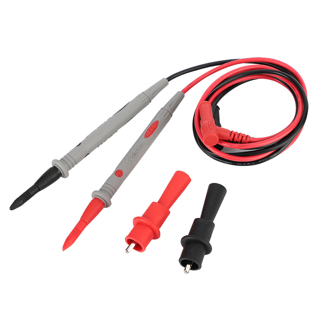 Pt1006 Krokodilklemmenkabel Für Digitalmultimeter (zusätzliche Vergoldete Spitze) + 90 Cm 1000 V 20 A Messleitung