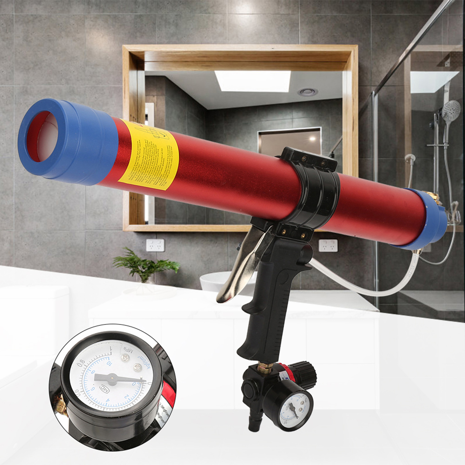 600-ml-flex-druckluftklebepistole Mit Variabler Geschwindigkeitsregelung