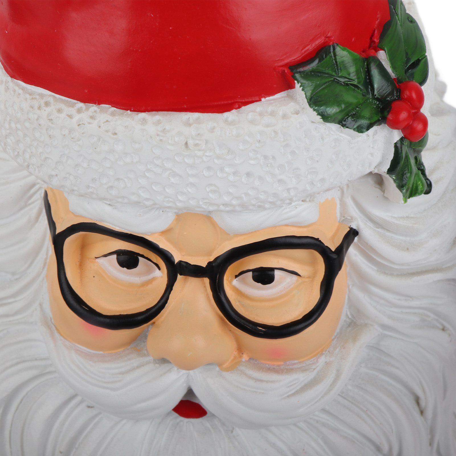Weihnachtsdekoration, Weihnachtsmann, Schneemann, Lunchbox, Handgefertigtes Harzornament, Stil B, Edelstahlplatte.