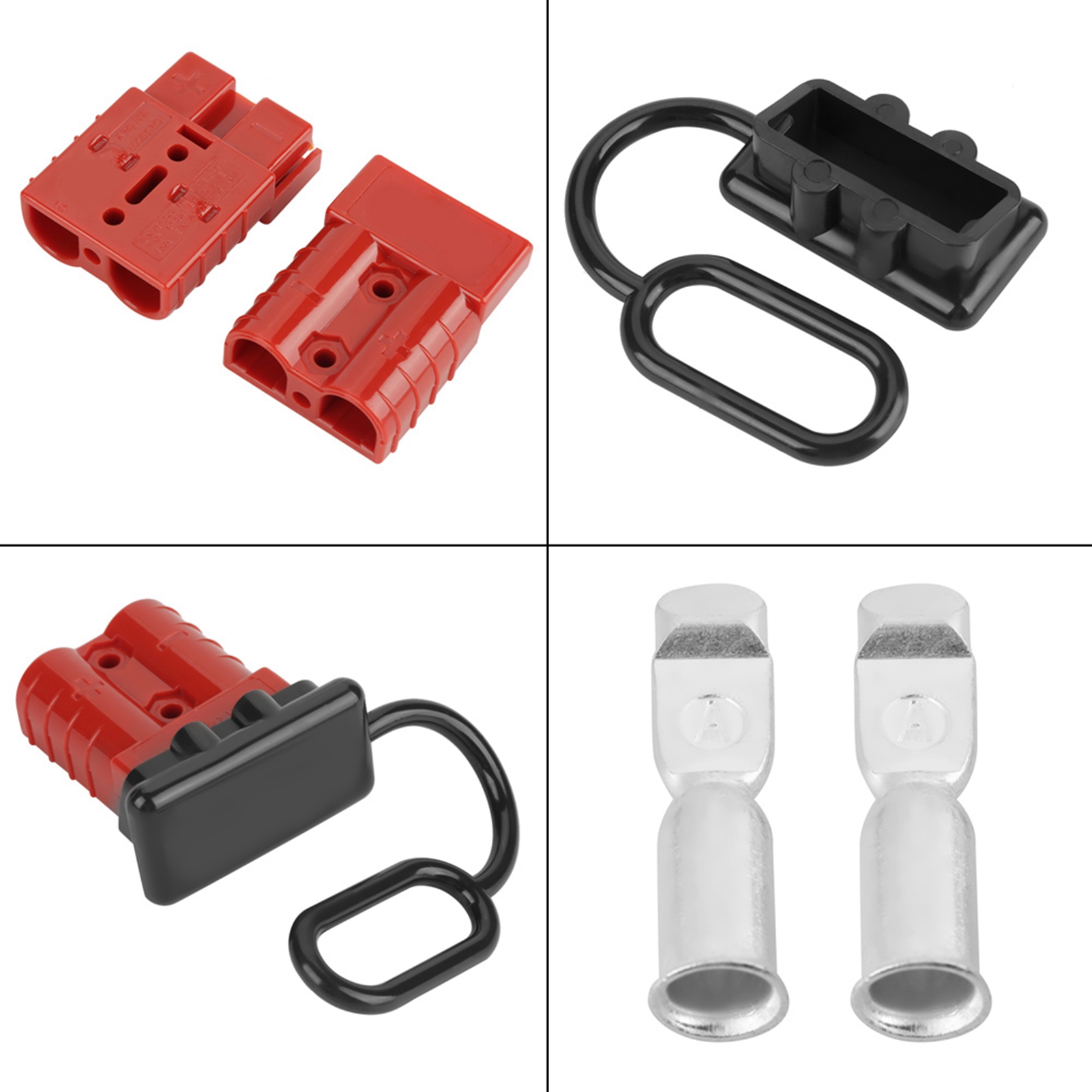 5 X 50a Stromanschlüsse Mit Stecker + 10 Klemmen