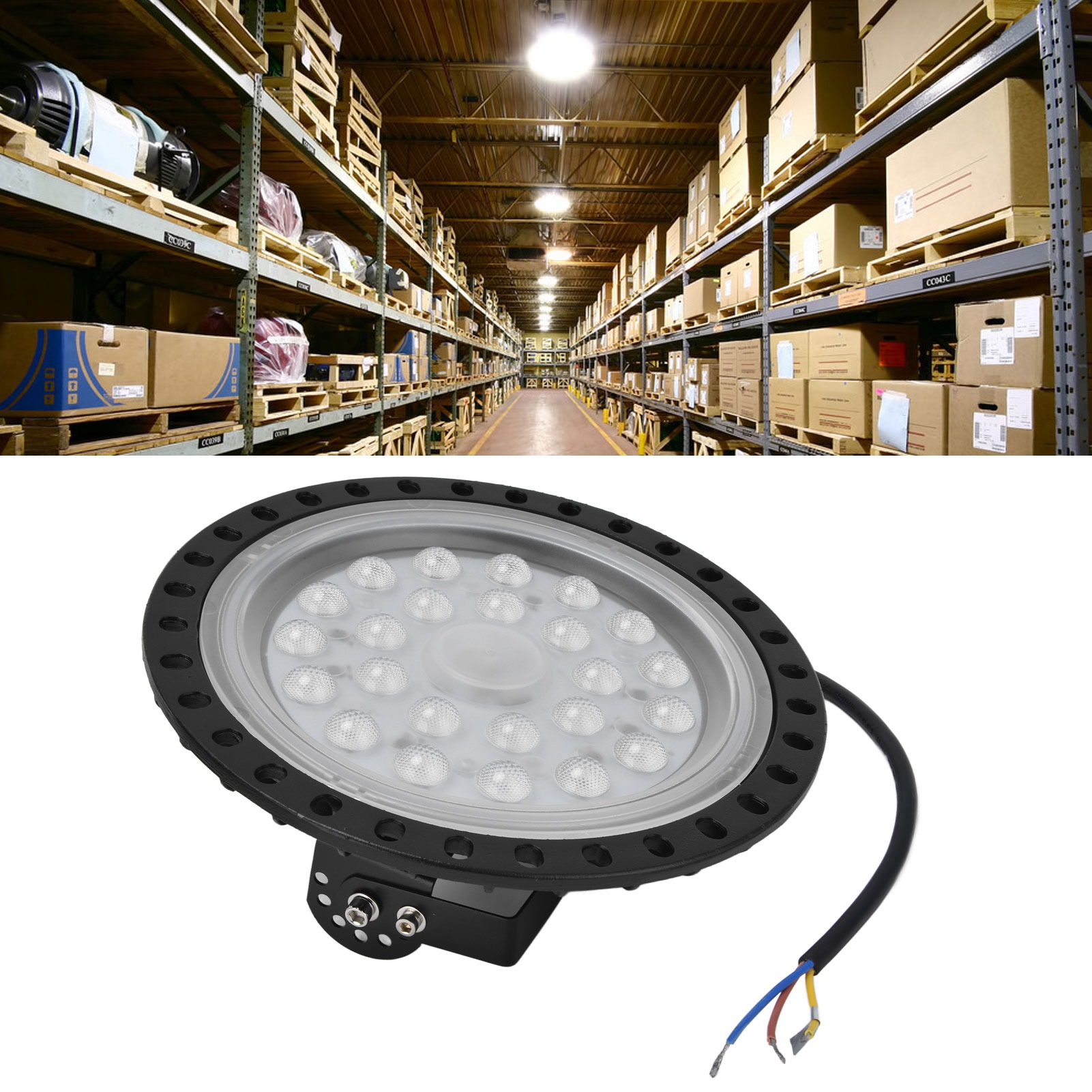 Ufo Ip65 Led-industriefluter, Wasserdicht, Für Gewerbe Und Industrie, Energiesparend, Lagerhallen, Ultrahell, 220 V, 100 W
