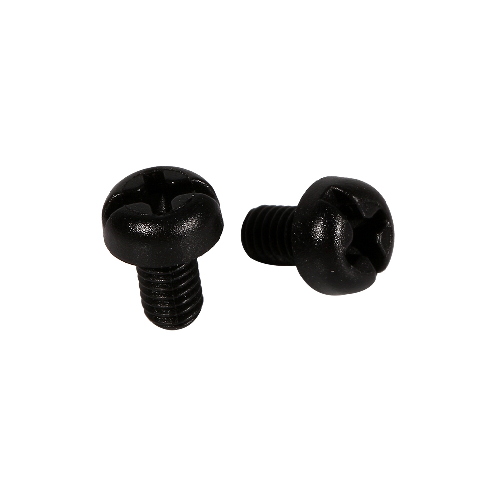 Schwarze Nylon-rundkopfschrauben Mit Kreuzschlitz M36 – 100 Stück/beutel